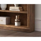 Bibliothèque murale traditionnelle haute de 94 po, collection Stratton marron – Martin Furniture