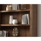 Bibliothèque murale traditionnelle haute de 94 po, collection Stratton marron – Martin Furniture