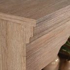 Sauder Étagère à 4 tablettes 72 po Rollingwood Country chêne brossé : unité de rangement avec tablettes réglables et tiroir