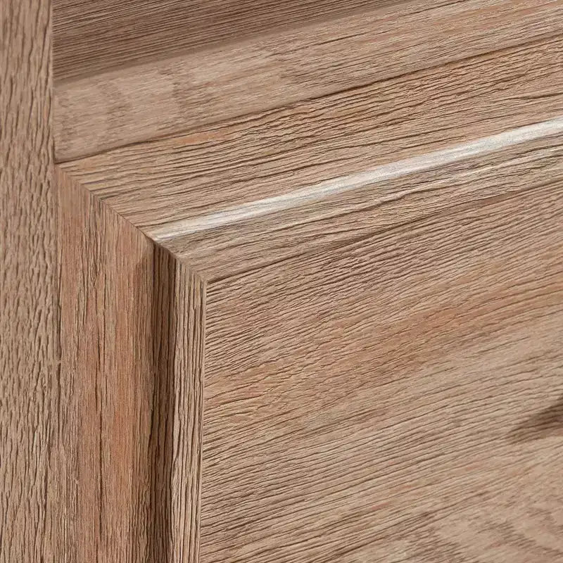 Sauder Étagère à 4 tablettes 72 po Rollingwood Country chêne brossé : unité de rangement avec tablettes réglables et tiroir
