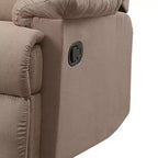 Chaise assise active Arcadia 35", microfibre marron clair : Inclinable, poignée facile d'accès - Acme Furniture