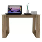 Bureau d'ordinateur Shenyang Marron - Boahaus : Design Ergonomique, Stratifié Bois, 120,65 cm de Large