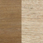 Étagère Nathan James de 72 po, lot de 2, collection Beacon en jonc de mer, brun clair