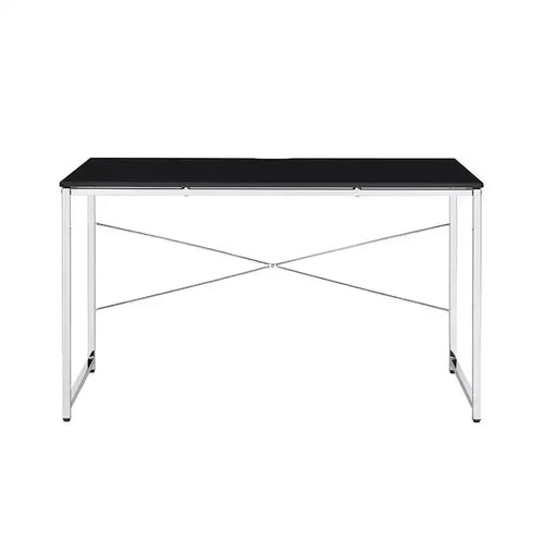 Acme Furniture Tennos Desk Black/Chrome Finish