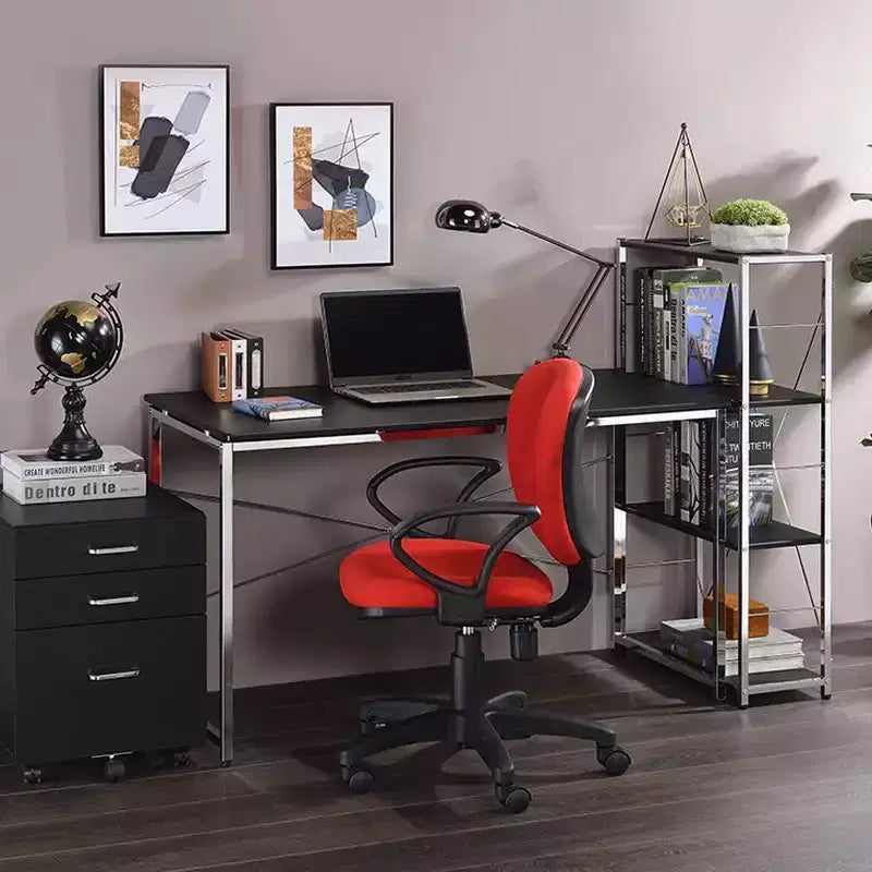 Bureau Tennos Acme, noir/chromé