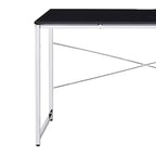 Bureau Tennos Acme, noir/chromé