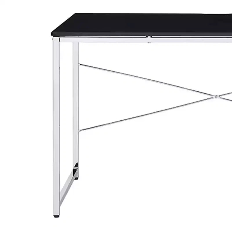 Bureau Tennos Acme, noir/chromé