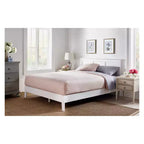 Buylateral lit plateforme Queen Transitional Emerie blanc