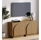 Nathan James Ensemble de 2 tables consoles Iris en bois avec portes Ardoise