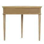 Console de rangement Crestview en blé recyclé - Martha Stewart : Design demi-lune vintage, élégance pour l'entrée