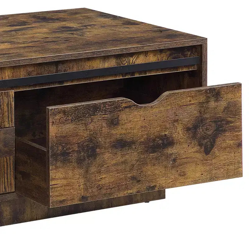 Table basse Bellarosa finition chêne rustique Acme Furniture