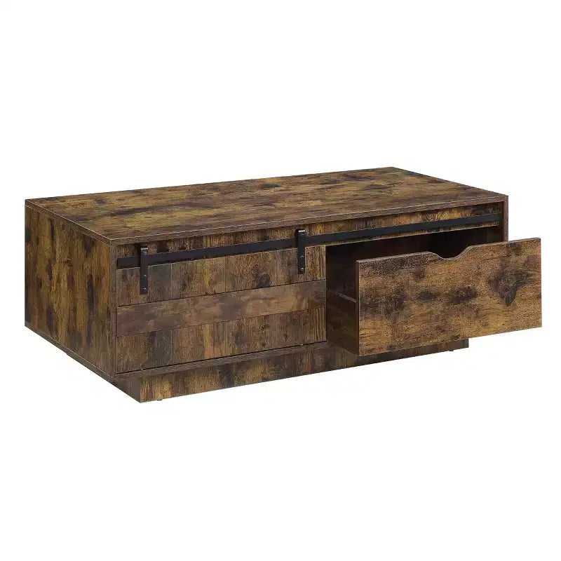 Table basse Bellarosa finition chêne rustique Acme Furniture
