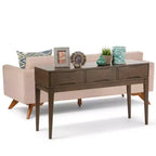 Table console canapé Pearson Noyer Marron - WyndenHall