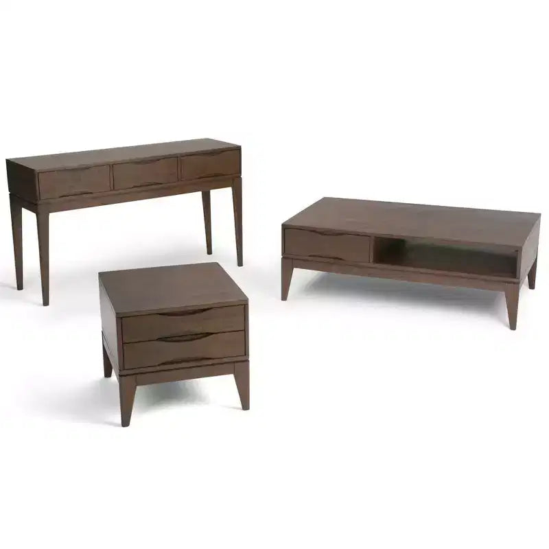 Table console canapé Pearson Noyer Marron - WyndenHall