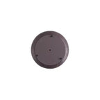 Manhattan Comfort Lot de 2 tables d'appoint Patchin avec base ronde en métal et plateau de table doré en bois marron