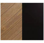 Nathan James Lot de 3 consoles Enloe avec portes en bois noires