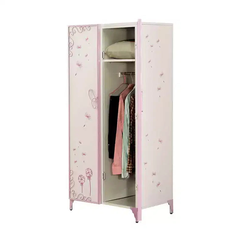 Meuble de rangement décoratif Priya II 81 cm blanc et violet clair - Acme Furniture