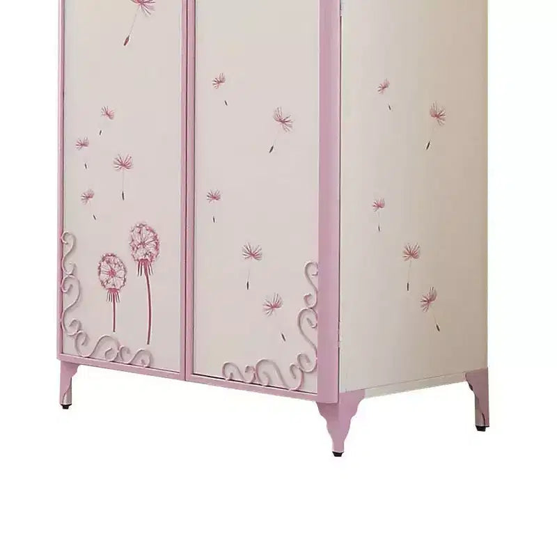 Meuble de rangement décoratif Priya II 81 cm blanc et violet clair - Acme Furniture