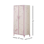 Meuble de rangement décoratif Priya II 81 cm blanc et violet clair - Acme Furniture