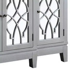 Table d'appoint Magdi 60 po, fini gris antique - Acme Furniture