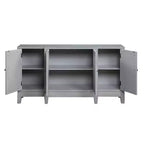 Table d'appoint Magdi 60 po, fini gris antique - Acme Furniture