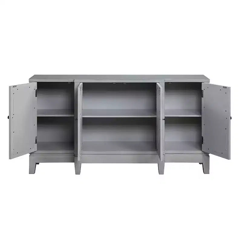 Table d'appoint Magdi 60 po, fini gris antique - Acme Furniture