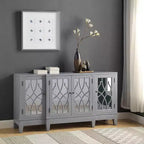 Table d'appoint Magdi 60 po, fini gris antique - Acme Furniture