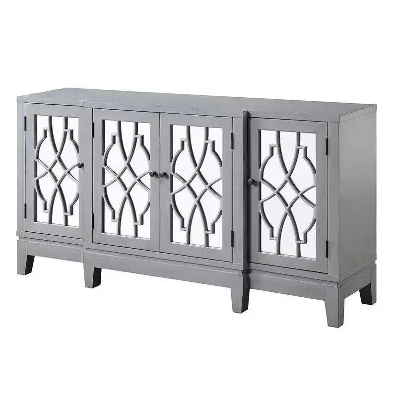 Table d'appoint Magdi 60 po, fini gris antique - Acme Furniture