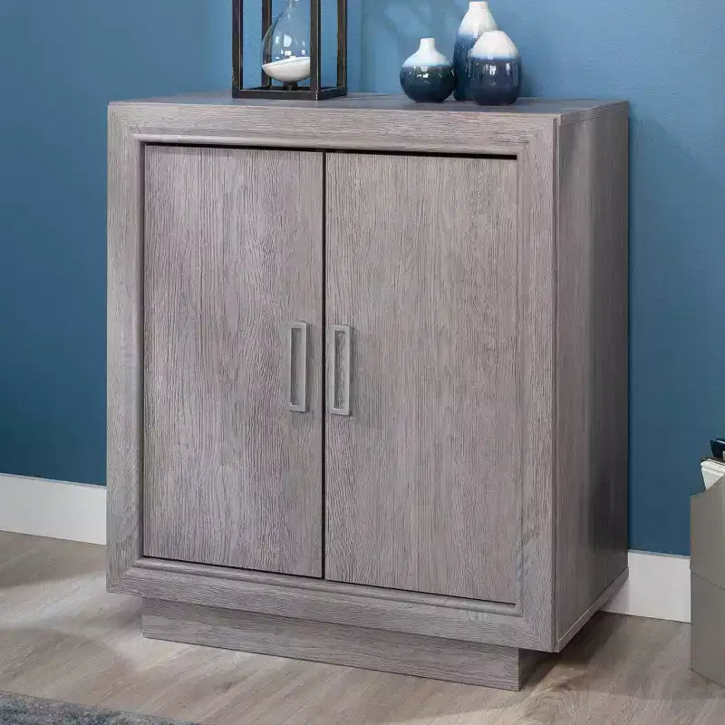 Meuble bas de bureau 2 portes Sauder Hayes Garden Chêne Cendré