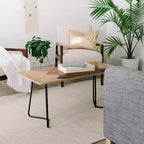 Deny Designs Iveta Abolina Bloc de Couleur Table Basse Noire