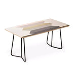 Deny Designs Iveta Abolina Bloc de Couleur Table Basse Noire