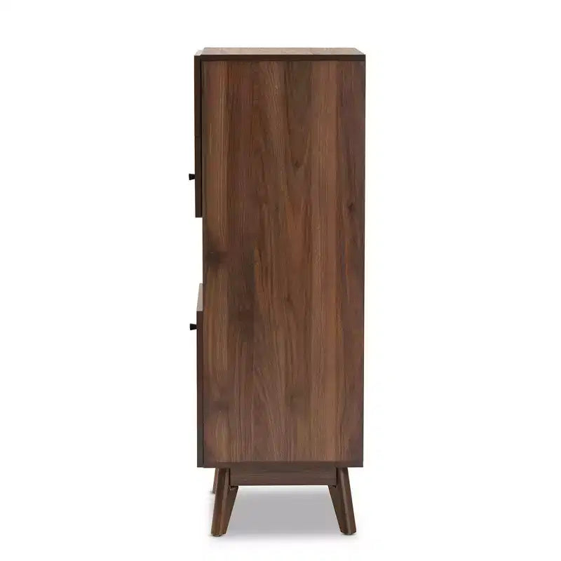 Hartman Armoire de rangement en bois Noyer brun - Baxton Studio