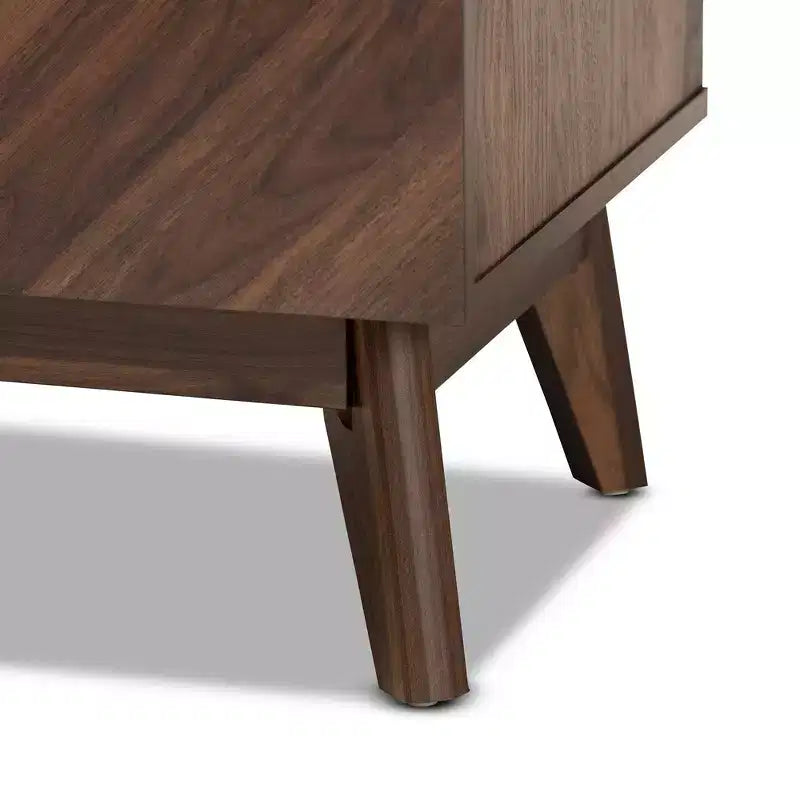 Hartman Armoire de rangement en bois Noyer brun - Baxton Studio
