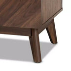 Hartman Armoire de rangement en bois Noyer brun - Baxton Studio