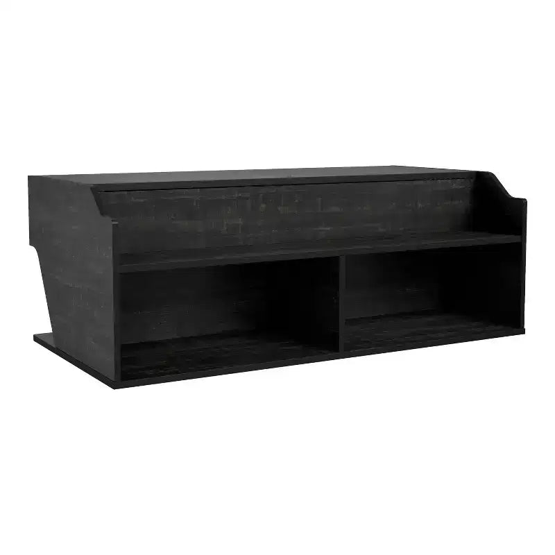 Table basse relevable transitionnelle Hawkpoint 44" chêne noir recyclé - miBasics