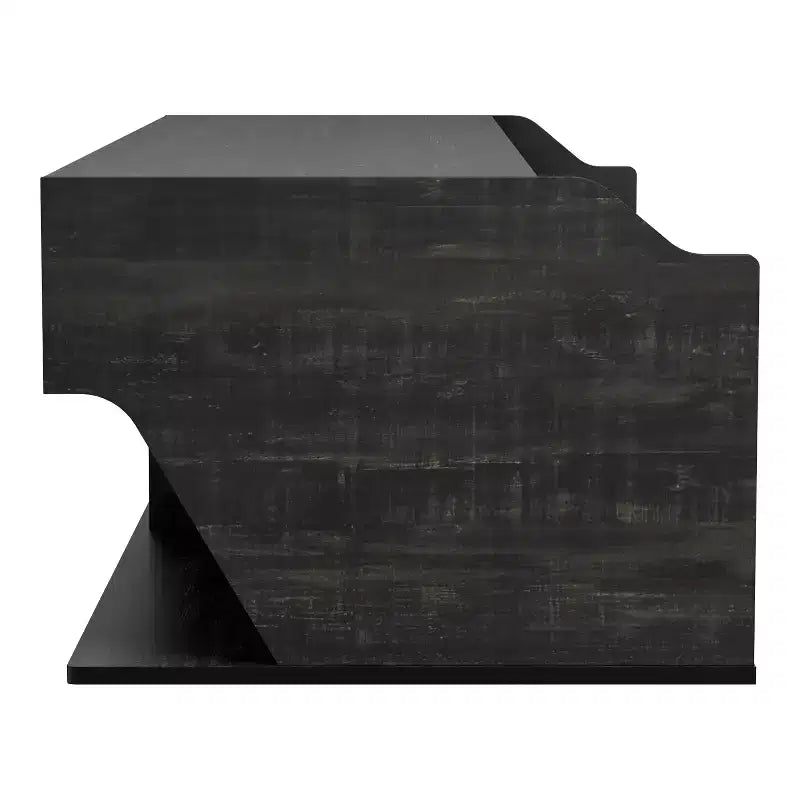 Table basse relevable transitionnelle Hawkpoint 44" chêne noir recyclé - miBasics