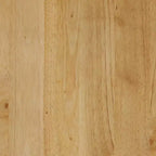 Table console en bois cannelé Nathan James Boho à 2 tiroirs : Pieds fuselés, poignées en laiton, style moderne du milieu du siècle