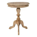 East at Main 25" Promenade Round Side Table Tan