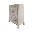 Acme Furniture Dresden II 42 po, Tiroirs de rangement décoratifs, fini blanc cassé : Commode à 5 tiroirs, en bois composite, aucun assemblage requis