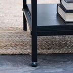 Table console bungalow Household Essentials noire