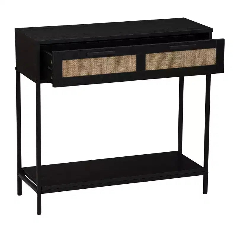 Table console bungalow Household Essentials noire