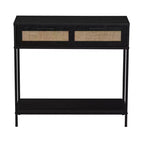Table console bungalow Household Essentials noire