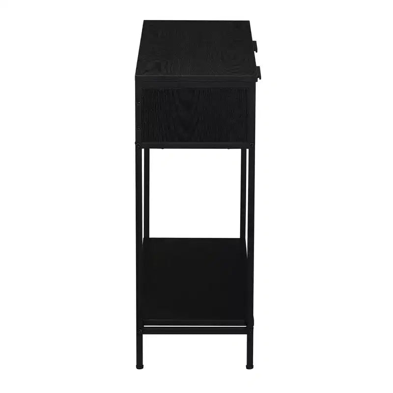 Table console bungalow Household Essentials noire