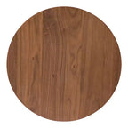 MAISONS : Intérieur + Extérieur Table d'appoint ronde Creekside 23" style Mid-Century Modern Noyer