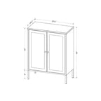 Meuble de rangement décoratif South Shore, 21,5 po de largeur, noir : Cadre en métal, 3 tablettes, assemblage d’un adulte requis