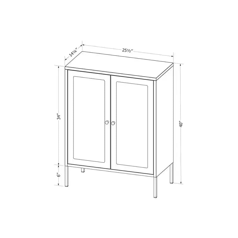 Meuble de rangement décoratif South Shore, 21,5 po de largeur, noir : Cadre en métal, 3 tablettes, assemblage d’un adulte requis