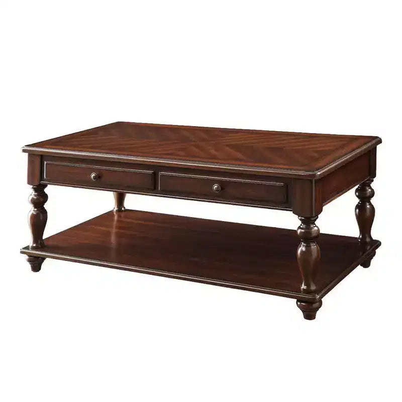 Table basse Farrel, finition noyer, par Acme Furniture