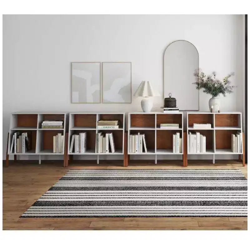 Nathan James Lot de 4 Telos Cubby Console Blanc