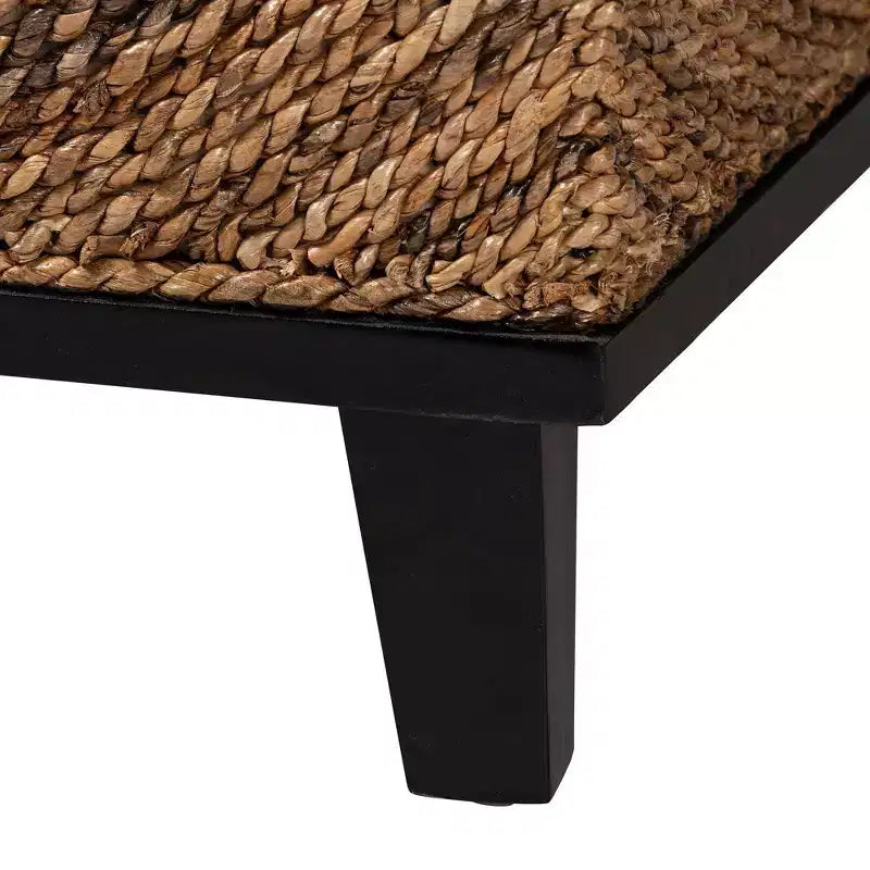 Table basse Verino bali & pari en jonc de mer naturel/marron expresso