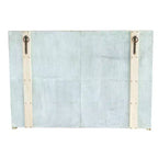 Meuble de rangement décoratif en bois historique de 101,6 cm de haut, 4 portes, brun : Fermeture magnétique, étagères fixes